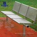 Custom Made Outdoor Modern Stainless Steel Park Seating Bench